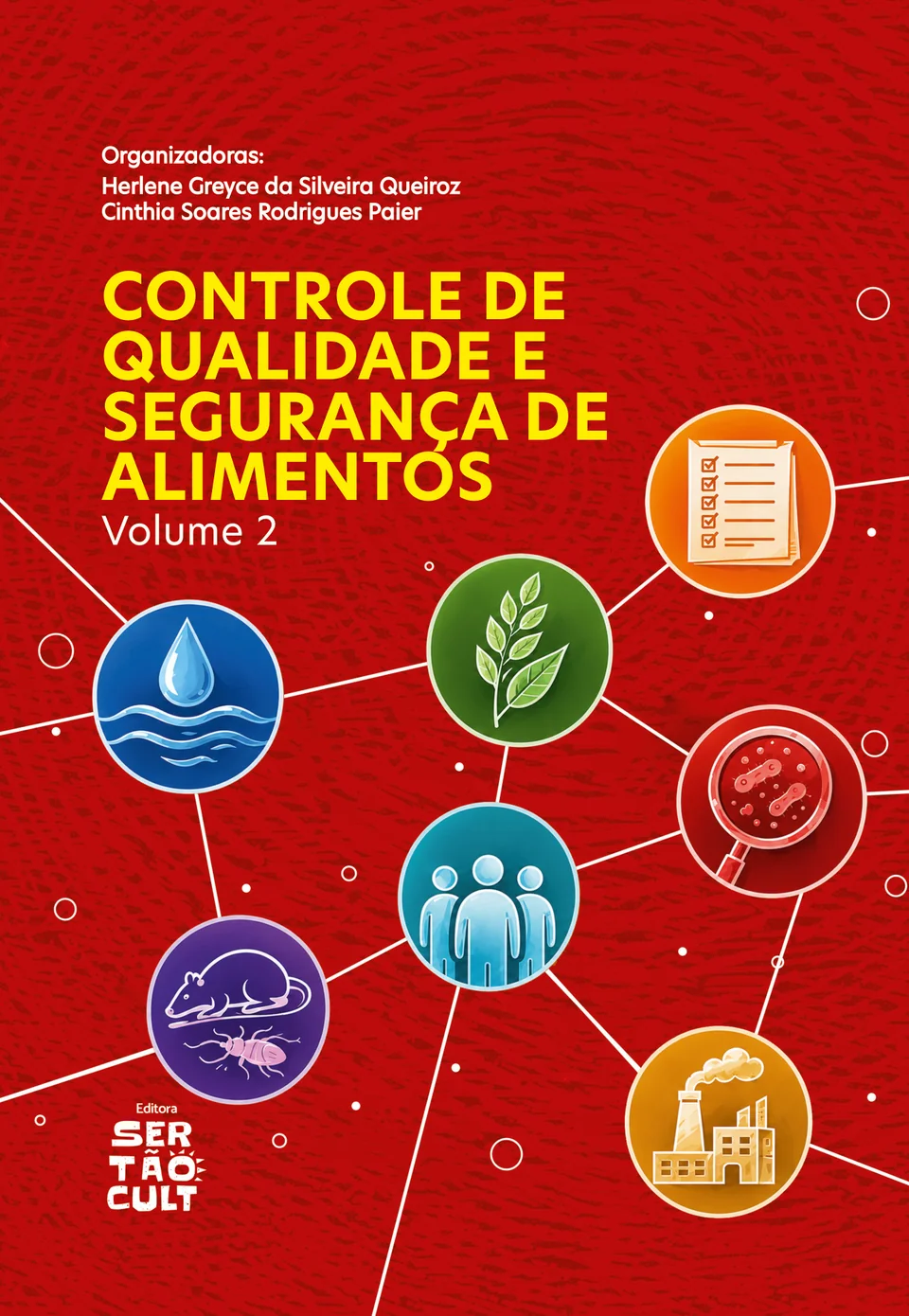 Capa do livro Controle de Qualidade e Segurança de Alimentos, Volume 2